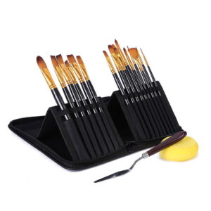Oil & Acrylic Portable Brush Set