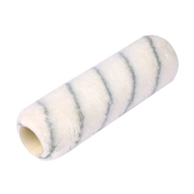 Grey-Striped White Paint Roller