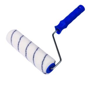 Blue Striped White Paint Roller