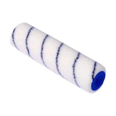 Blue Striped White Paint Roller