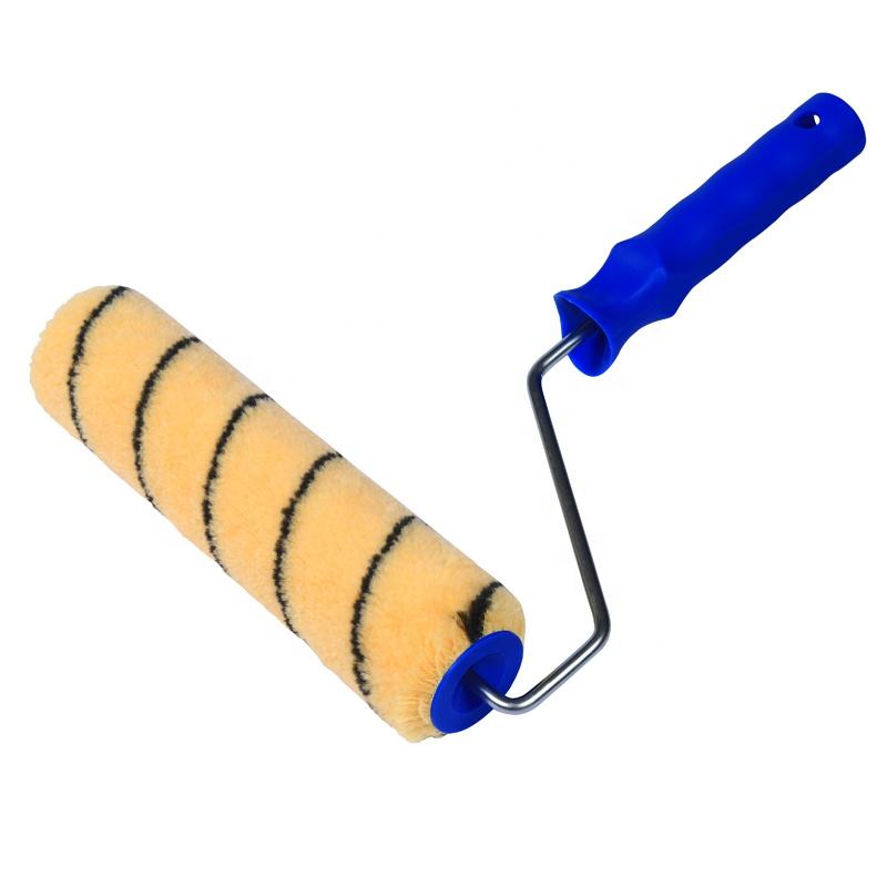 Black Stripe on Yellow Acrylic Paint Roller (1)