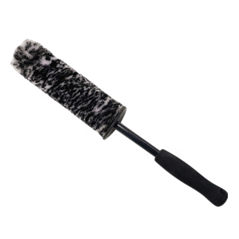 Soft Bristle Long Handle microfiber wheel brush - Image 2