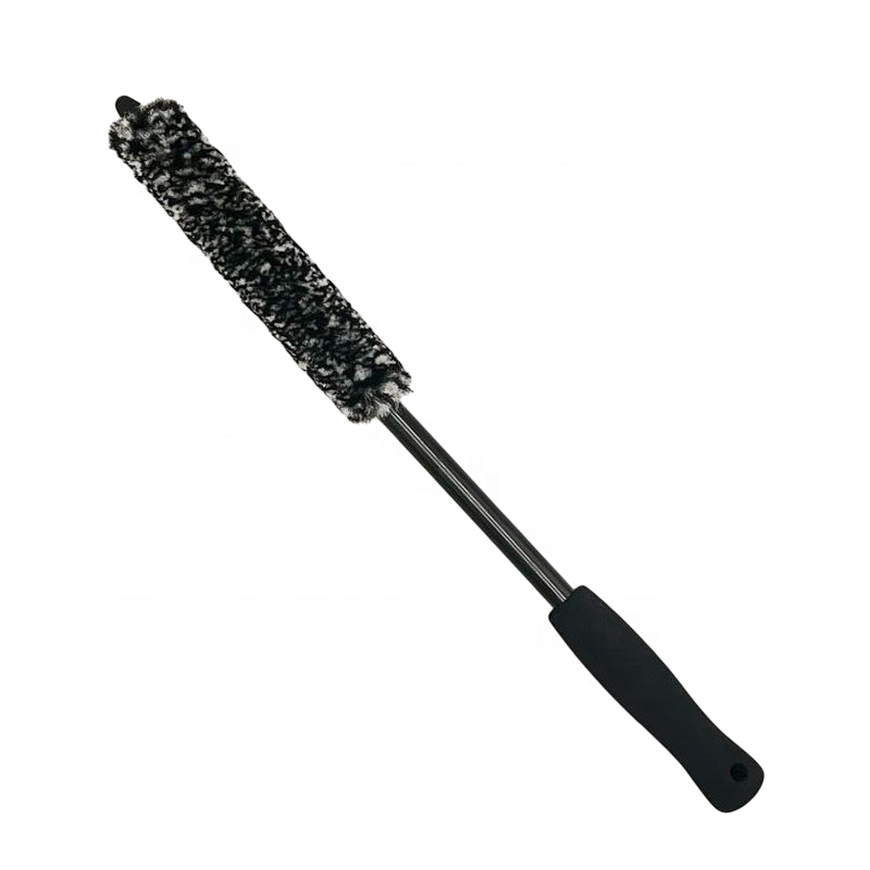 Soft Bristle Long Handle microfiber wheel brush - Image 3